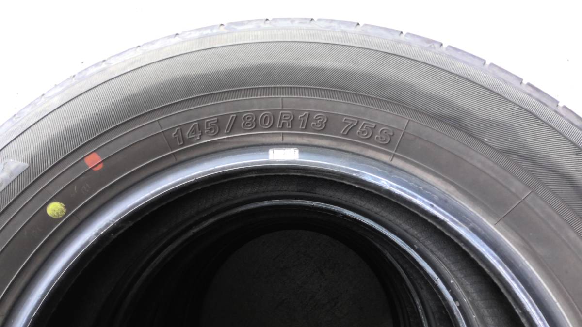 ☆★145/80R13　YOKOHAMA　ECOS　ES31　20年製造　4本セット　中古品★☆_画像4