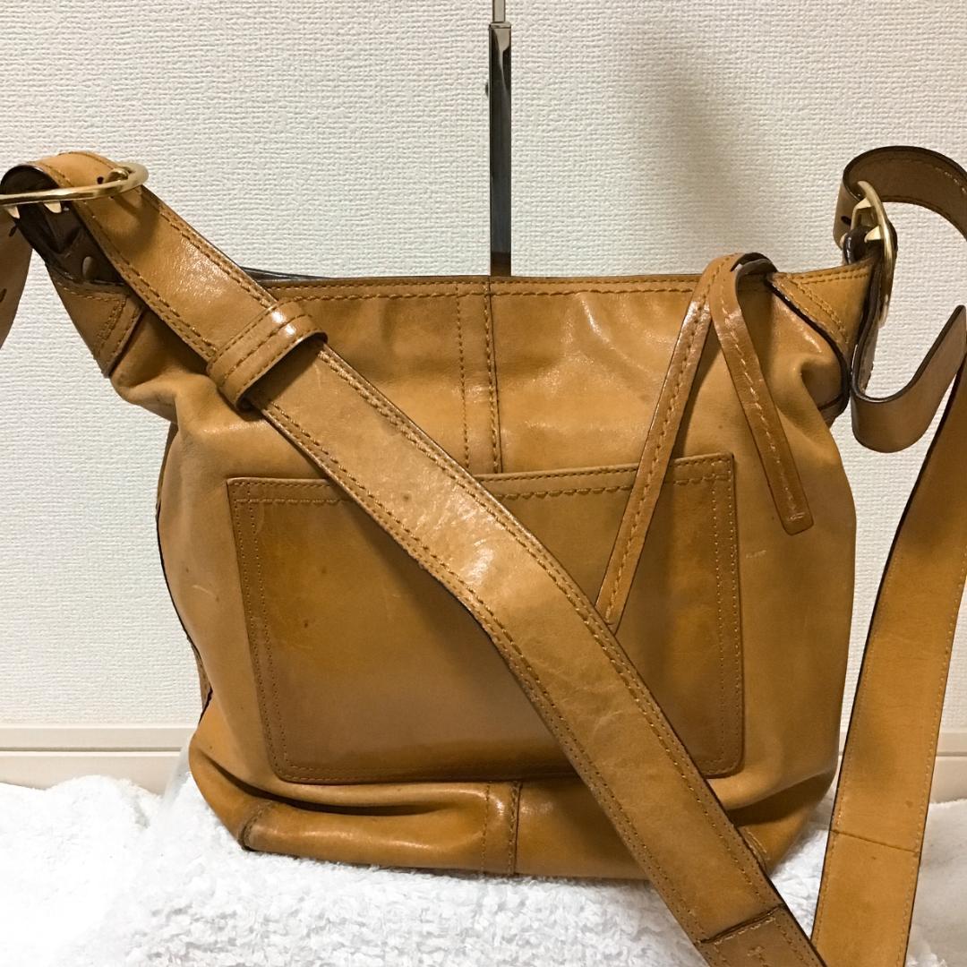 レア✨Coachコーチショルダーバッグハンドバッグシャンブラウン