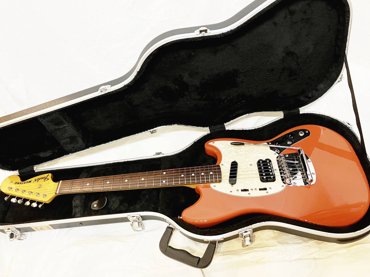 ★レア！Fender Japan カートコバーン ムスタング 「KC-MG FRD」フェスタレッド Oranj-stang J-2306の画像1