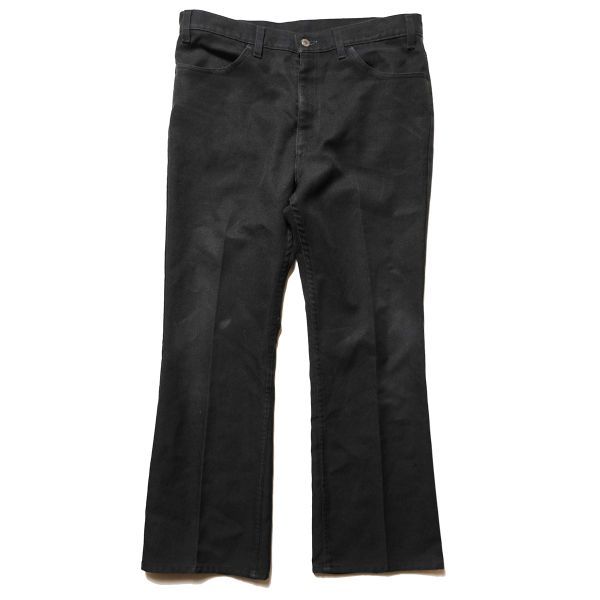 80's リーバイス Levis 517 ポリパンツ 黒 (36×30) ブラック ブーツカット 42talon 42タロン 80年代 旧タグ オールド ビンテージ 1982年製