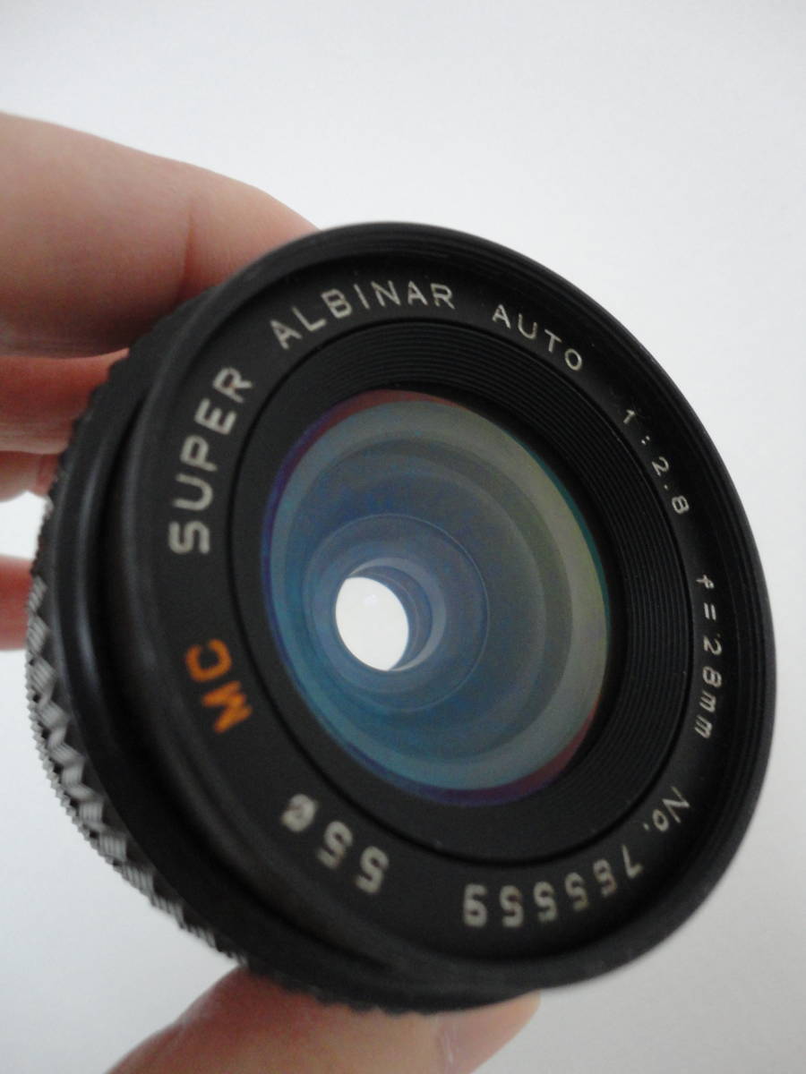 SUPER ALBINAR AUTO MC 28mm f2.8 m42 マニュアルレンズ　オールドレンズ_画像2