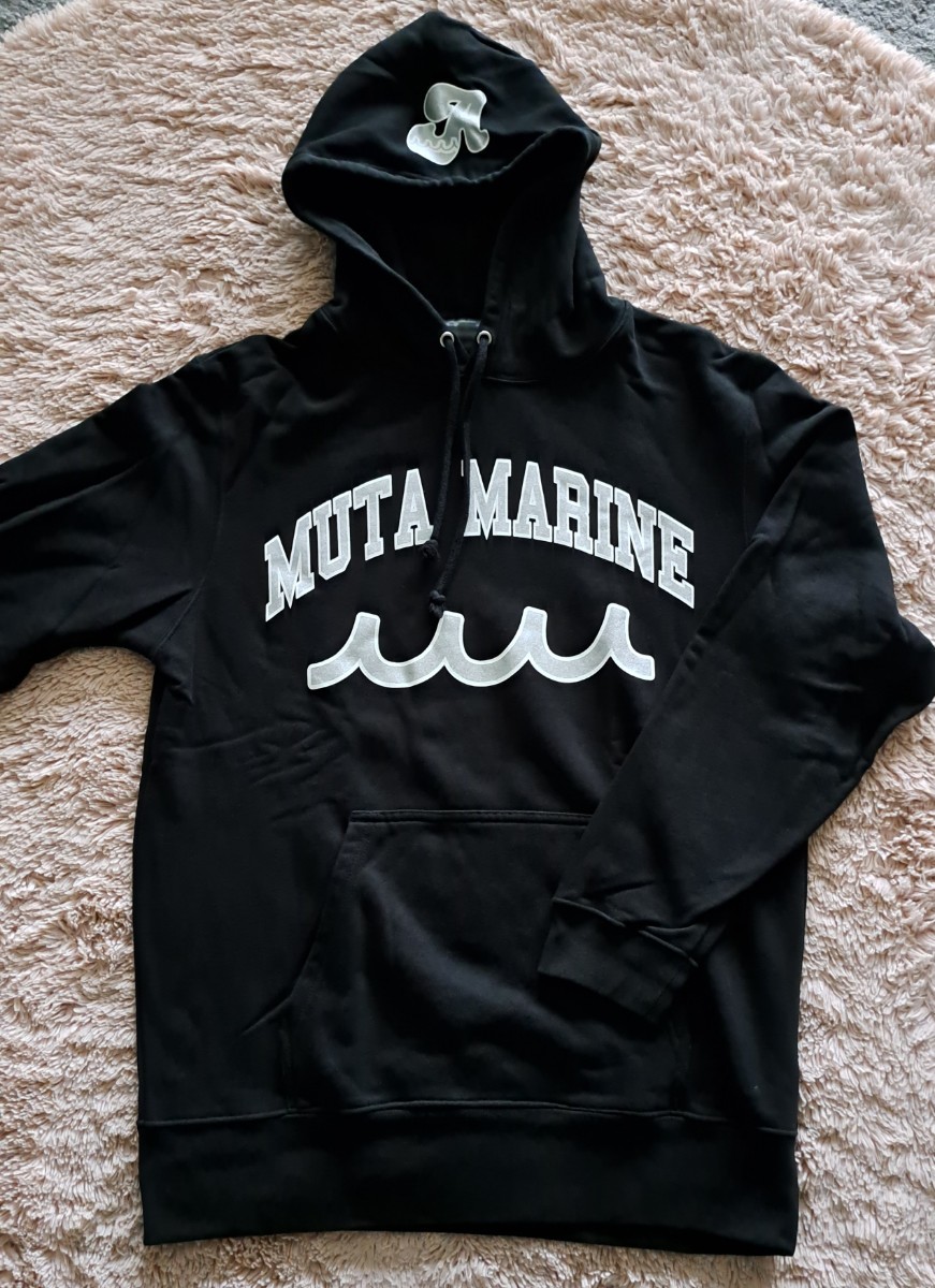 ★ムータ/ACANTHUS x muta MARINE College Logo Hooded Sweatshirt新品保管品★_画像1