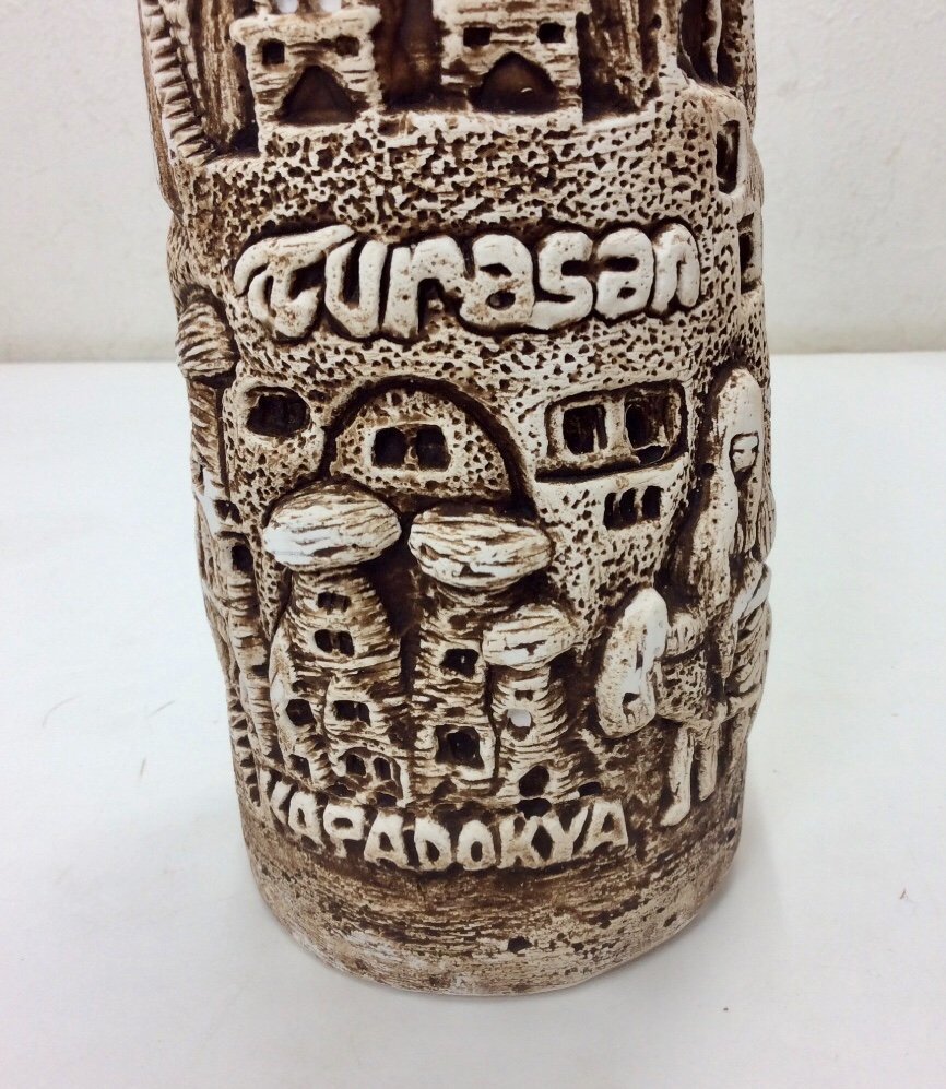 【未開栓/古酒】Turasan Cappadocia トゥラサン カッパドキア 奇岩ボトル トルコワイン 375ml K1109の画像4
