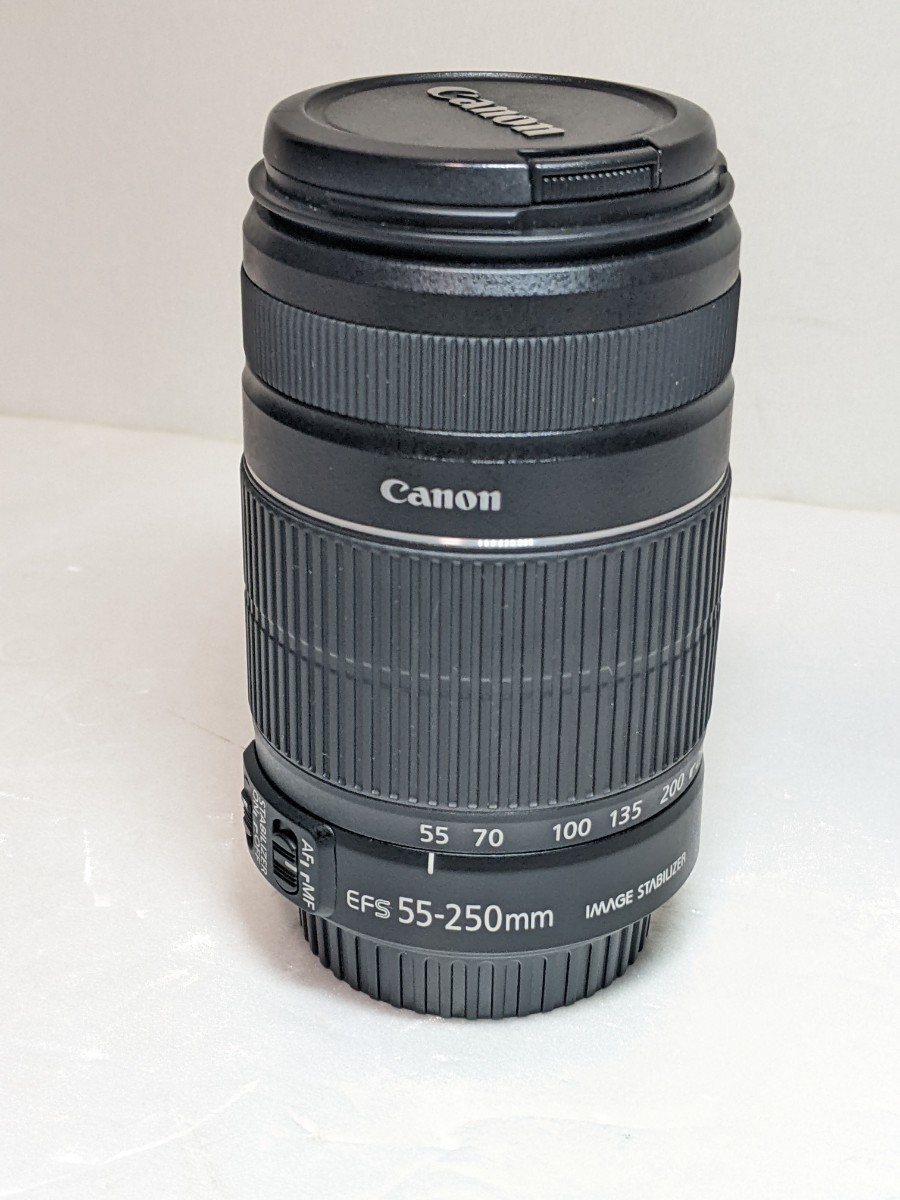 Canon キャノン EFS 55-250mm MACRO 1.1m/3.6ft IS Ⅱ レンズ カメラ_画像1
