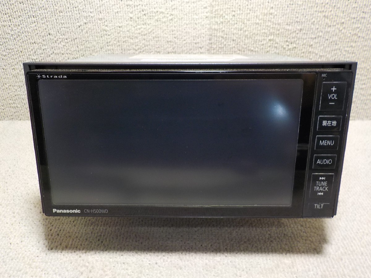 Panasonic パナソニック HDDナビ CN-H500WD CD/DVD/SD/iPod/Bluetooth/フルセグ 地図2014年 トヨタ・ダイハツ電源●23014504三J1804●_画像2