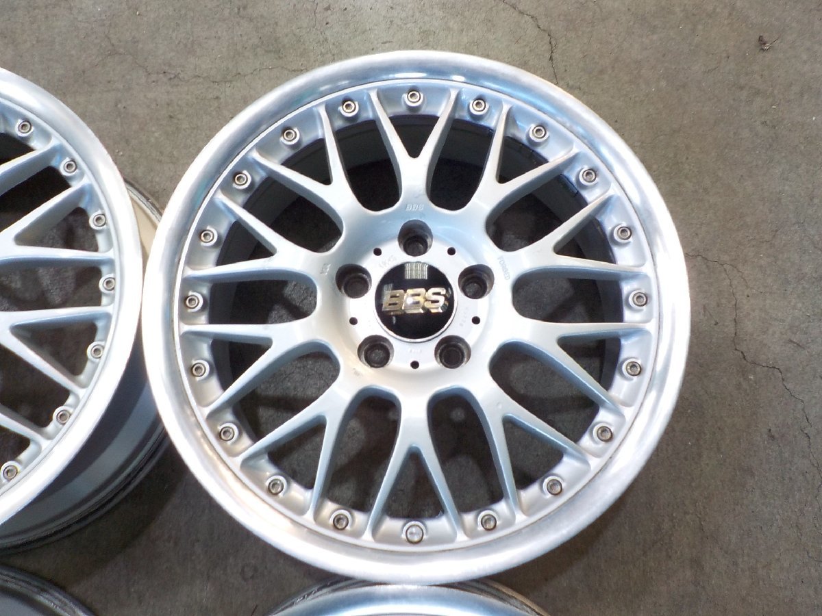 鍛造 BBS RS778 17インチ 4本セット 17×7J＋45 PCD114.3 5穴(カムリ/クラウン/ヴォクシー/ノア/ヴェゼル等)●0930-2三L109●_画像3