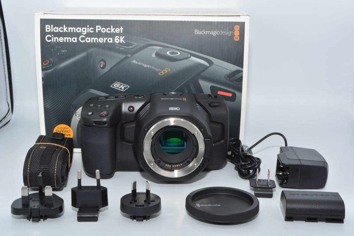 【5％OFF】 【特上品】 Blackmagic Pocket Cinema Camera 6K　#6287 プロ用、業務用