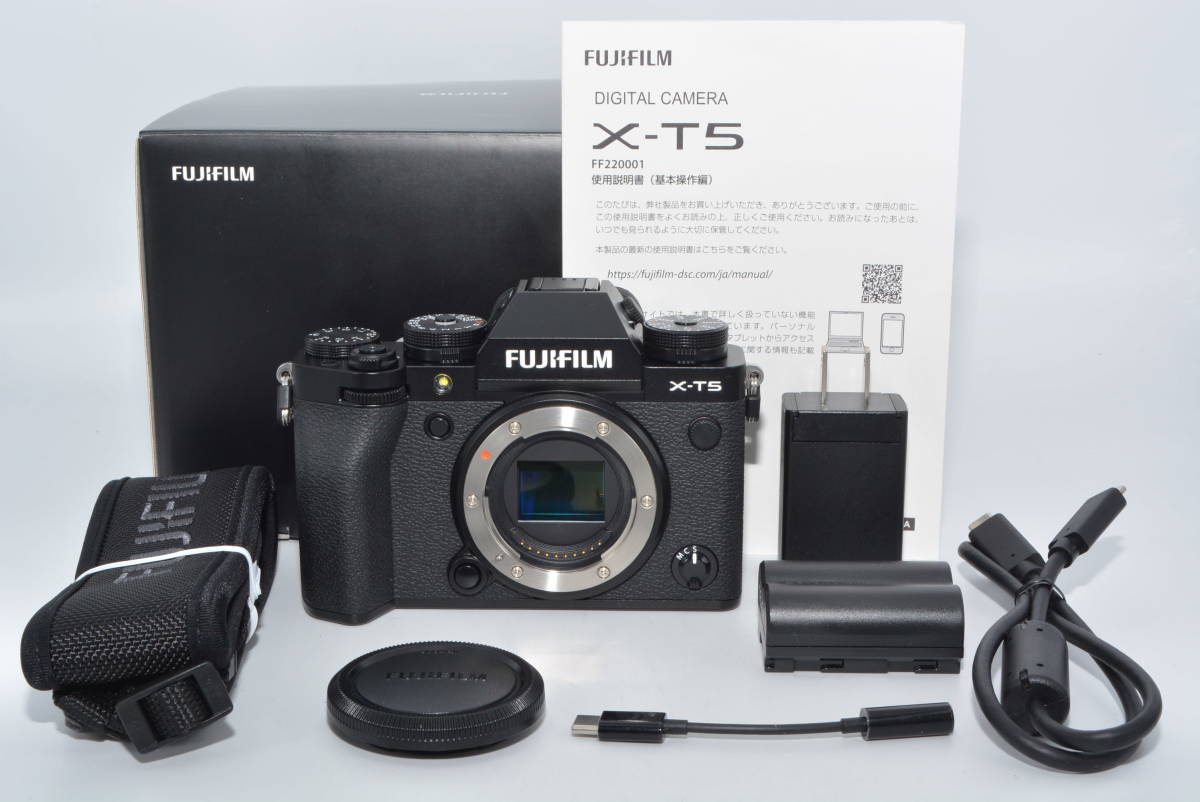 [447 Schott. Special сверху товар ] FUJIFILM беззеркальный однообъективный камера X-T5 корпус черный F X-T5-B #6289