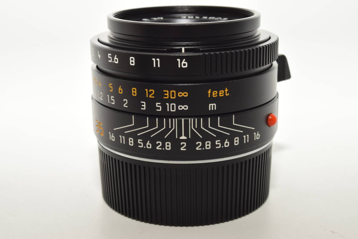 【極上品】 Leica M 35mm f/2 ズミクロン 非球面 - ブラック　#6382_画像5