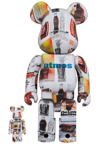 atmos × Coca-Cola TYPE-5 ベアブリック/BE@RBRICK 100%&400%(メディコムトイ・フィギュア・アトモス・コカコーラ)