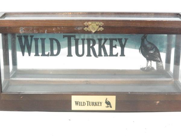 WILD TURKEY ショットグラス 木製コレクションケース ワイルドターキーの画像3