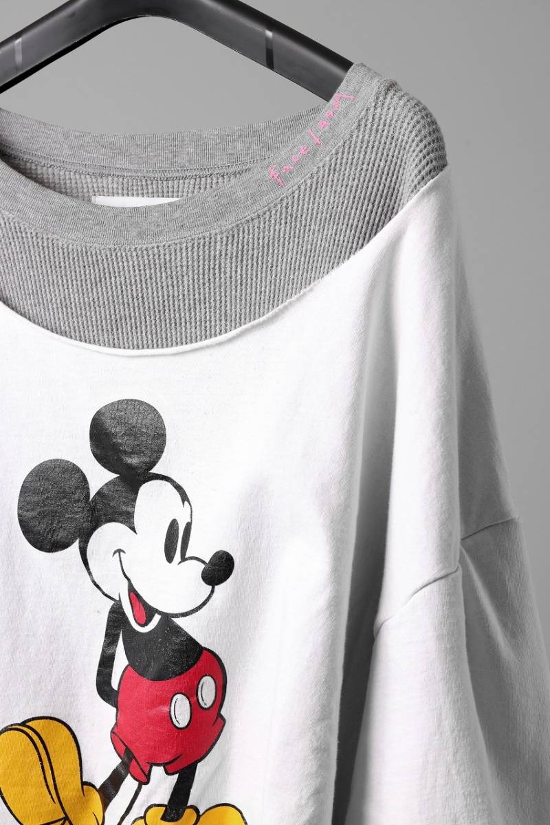 FACETASM × DISNEY Collaboration MICKEY DOCKING LAYERTOPS ファセッタズム 定価41800円 NUMBER (N)INE UNDERCOVER A.F ARTEFACT_画像5