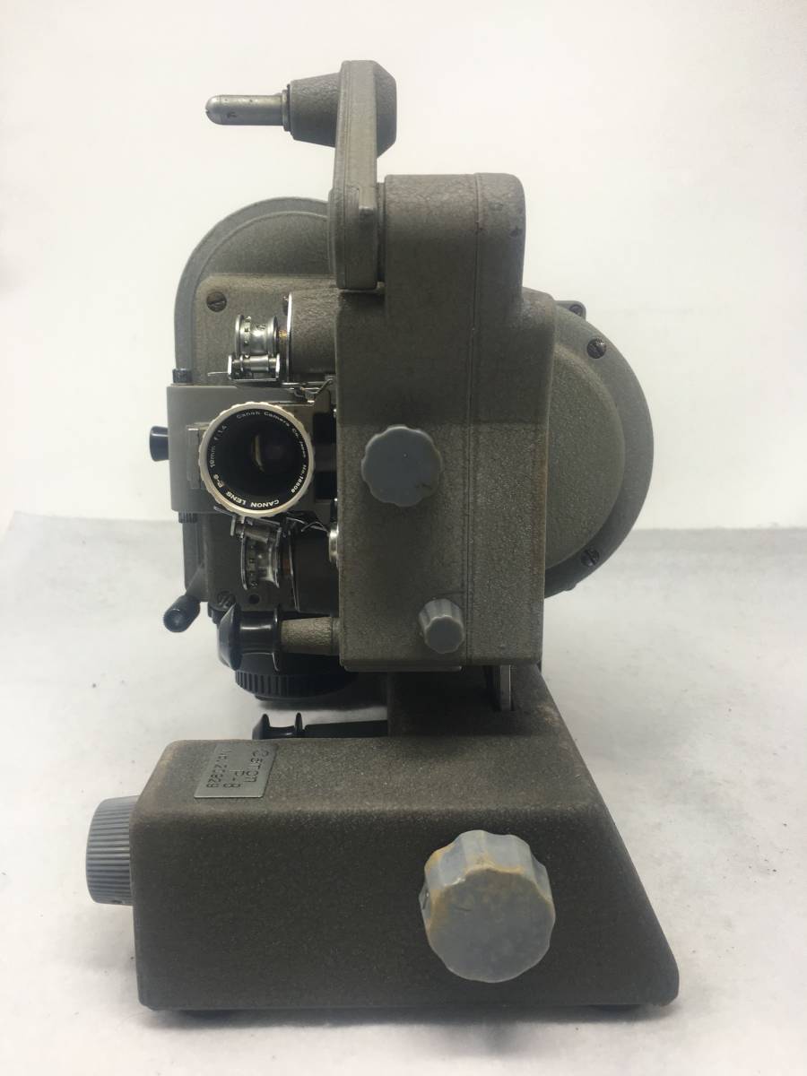 昭和レトロ CANON キャノン 8mm 映写機 シネプロジェクター P-8 アンティーク インテリア 未検品 ジャンク_画像6