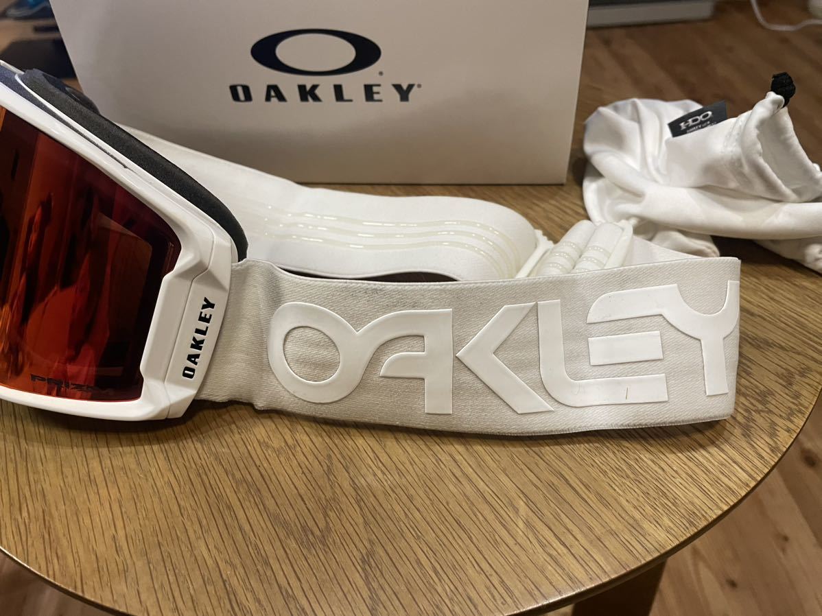 oakley ラインマイナー　ファクトリーパイロット　中古　アジアンフィット　白　prismレンズ_画像3