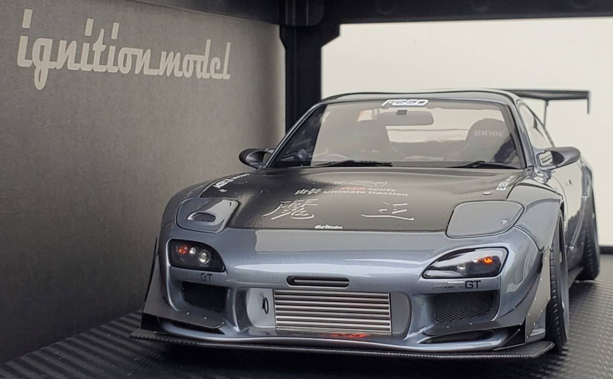 新作ウエア IG 送料無料 1/18 RX-7 FD3S マツダ FEED 希少品 model ignition hpi・racing
