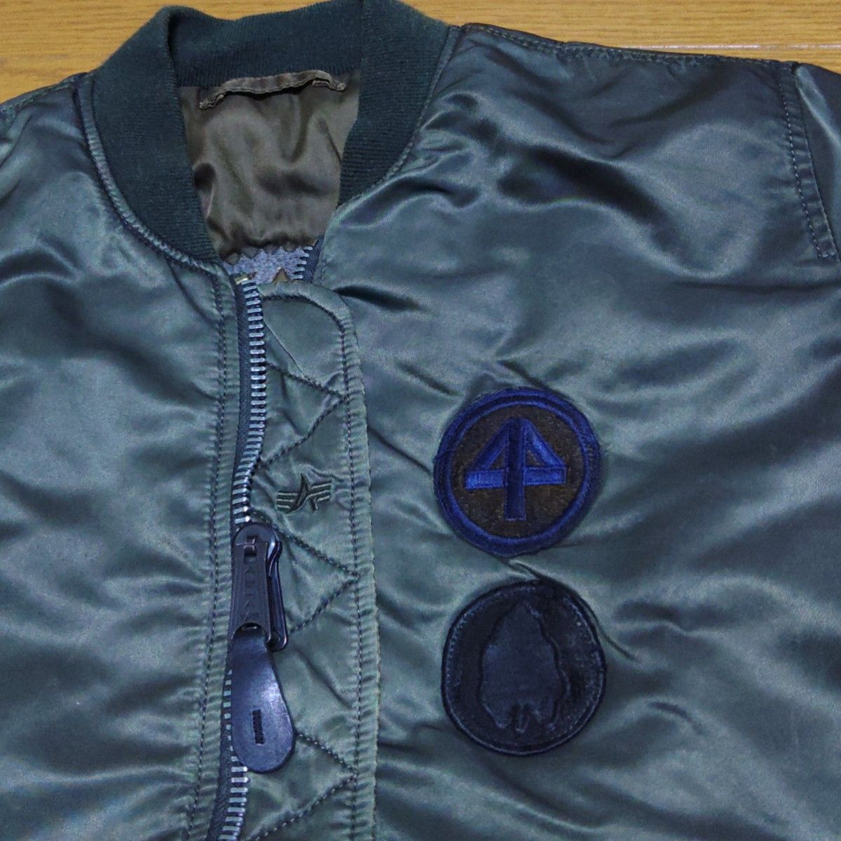 ALPHA×BAL×WHATZIS 15周年記念 別注 限定 トリプルコラボ MA-1 ALPHA×BAL×WHATZIS 15周年記念 別注 限定 トリプルコラボ MA-1