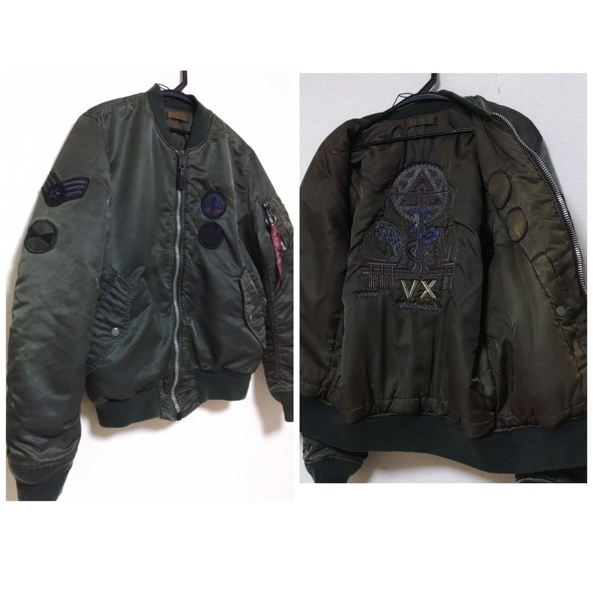 ALPHA×BAL×WHATZIS 15周年記念 別注 限定 トリプルコラボ MA-1 ALPHA×BAL×WHATZIS 15周年記念 別注 限定 トリプルコラボ MA-1