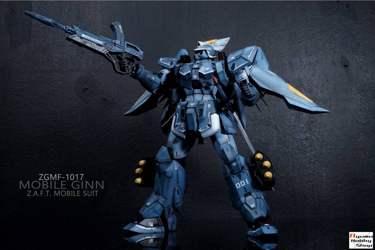 1/100 MG モビルジン ZGMF-1017 MOBILE GINN Z.A.F.T. MOBILE SUIT【塗装/完成品】機動戦士ガンダムSEED
