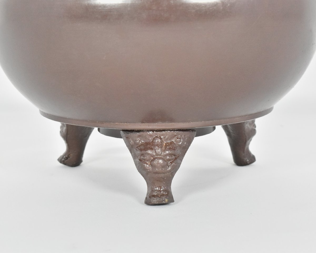 アウトレット寺院仏具】香炉・7寸具足用・胴張5.5寸・茶色 仏壇 アウトレット寺院仏具】香炉・7寸具足用・胴張5.5寸・茶色 仏壇