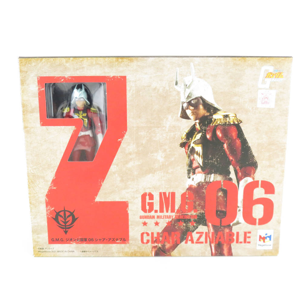 美品 MegaHouse メガハウス G.M.G. ジオン公国軍 06 シャア・アズナブル フィギュア 機動戦士ガンダム 人形 HY707C