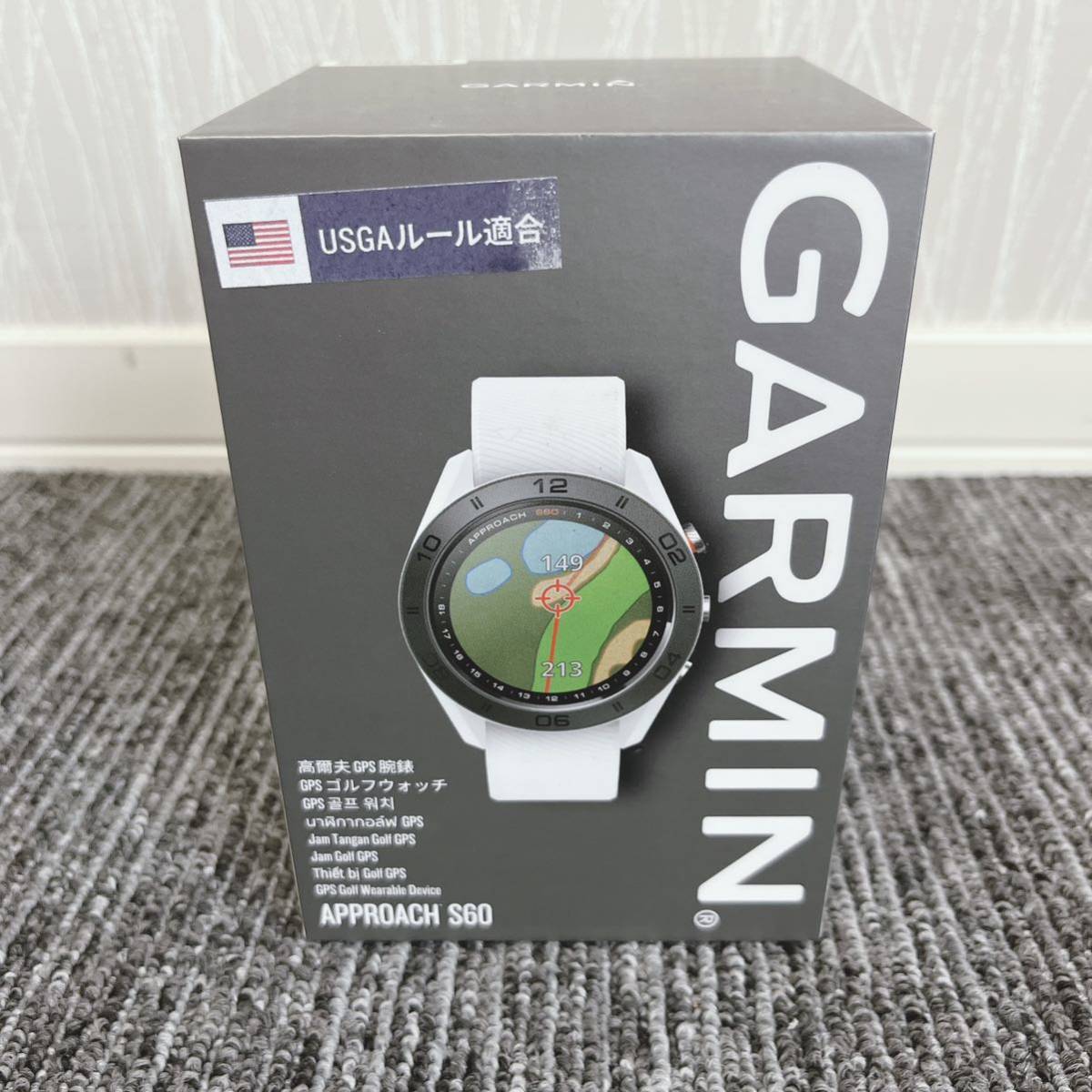 超美品★GARMIN／ガーミン APPROACH S60 時計 ウォッチ 距離計　ルール適合　GPSナビ_画像8