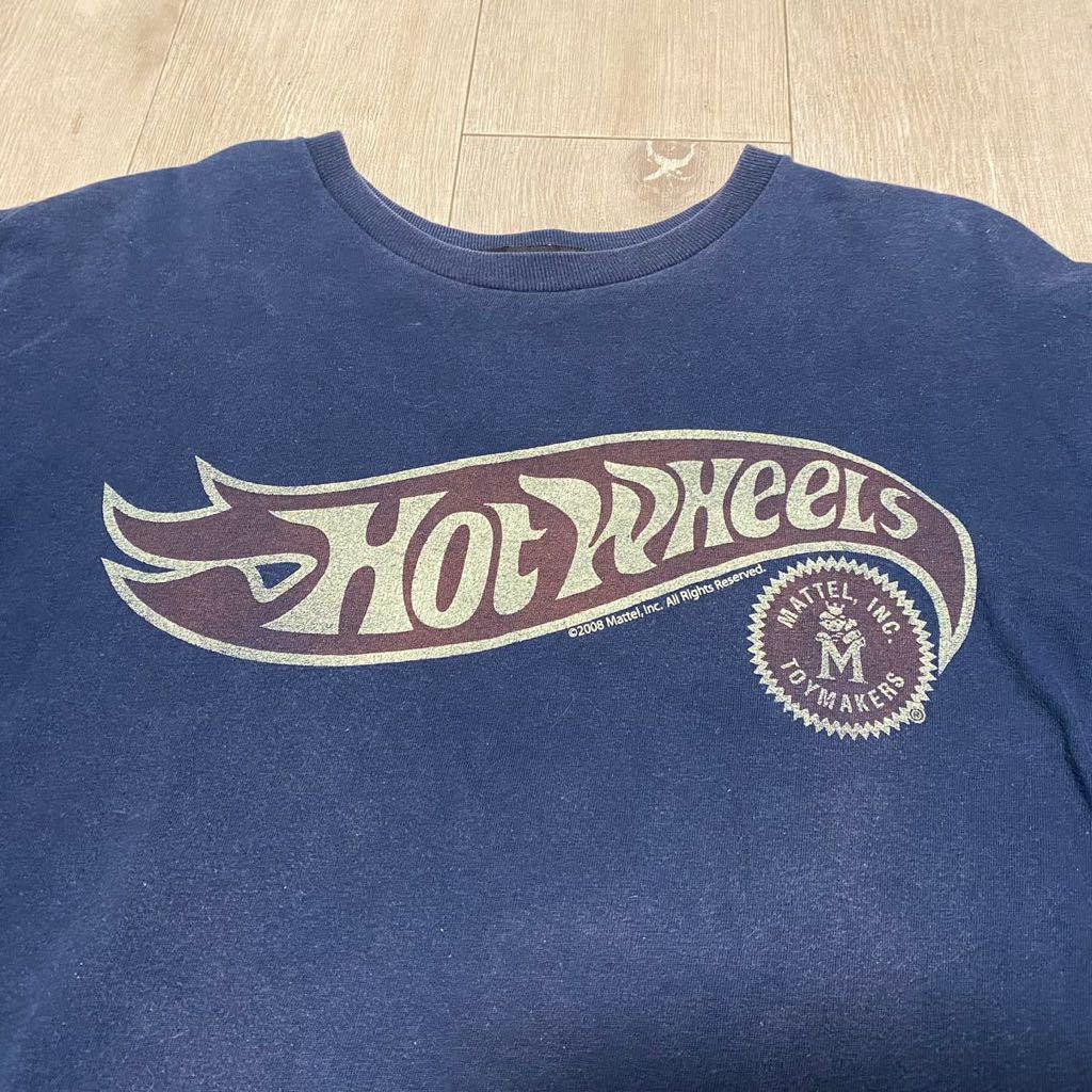 Hot Wheels 2008 MATTEL 40th anniversary ホットウィール マテル アニバーサリー Tシャツ 古着 Mexico サイズM_画像2