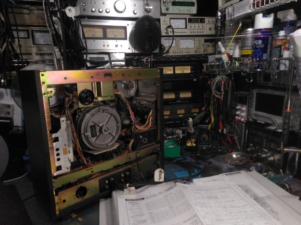 【HTS】オープンリールデッキの修理・オーバーホールを致します。安心/低料金/出張持込可/各社対応/整備保証付/輸送箱貸出可［管0501124］_RS/電子ブレーキやサーボ回路等の整備