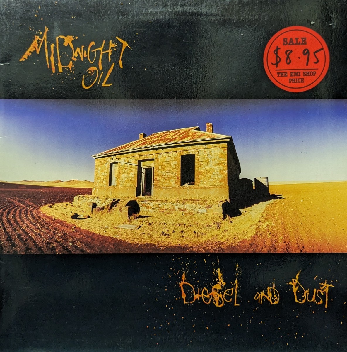 ☆MIDNIGHT OIL/DIESEL AND DUST1987'AUSTRALIA CBS w/POSTER_画像1