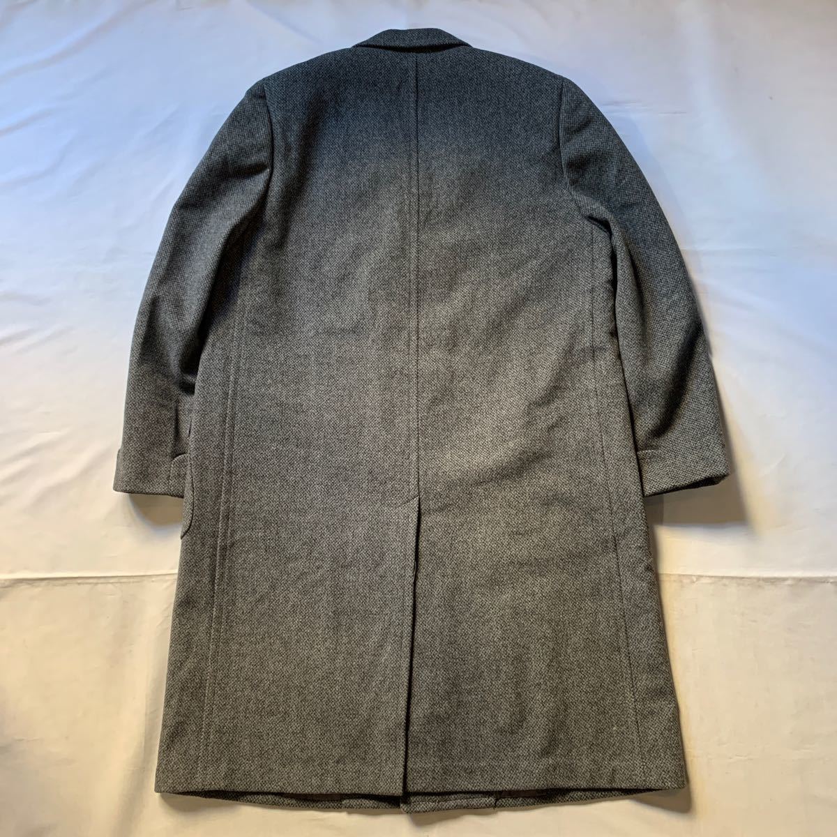 50s Foster\'s VELOUR COAT WOOL COAT Vintage Vintage велюр пальто шерстяное пальто Пальто Честерфилд 40s бесплатная доставка 