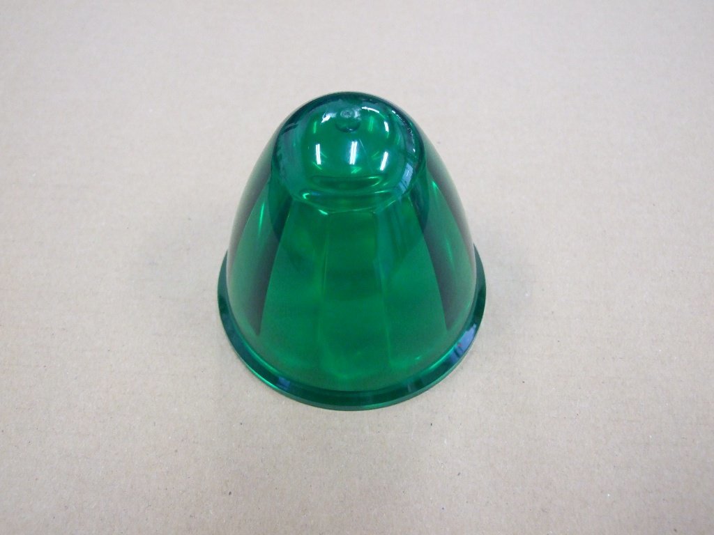 耐熱プラスチック製 PCバスマーカーレンズ 緑色(グリーン) IS/㈱板橋用品製作所 製　_画像1