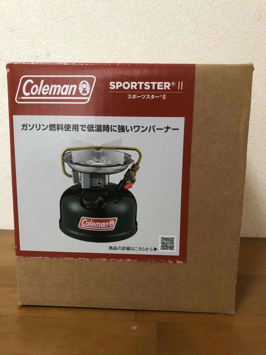 【未使用】Coleman SPORTSTER Ⅱ　コールマンスポーツスター２　ガソリン燃料使用　ワンバーナー