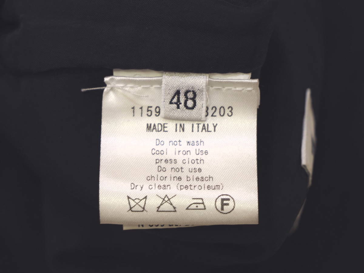 美品 定価61600円 UMIT BENAN ウミットベナン 13AW 5つボタンベスト48紺 Italy製_画像4