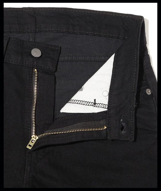 新品9350円を■LEVI'Sリーバイス/スキニーSKINNYテーパードデニムブラックストレッチ ジーンズ 84558-0034/29■在庫限り■_画像6