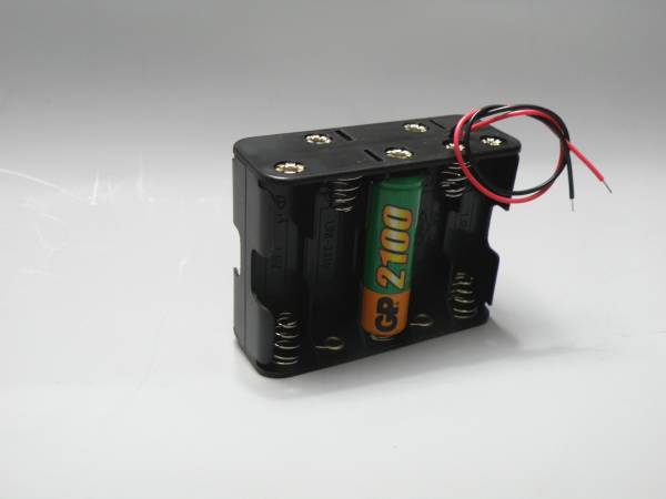 単三電池ホルダー１０本直列用電池ケース電池が２列に並ぶタイプ、別に１列に並ぶタイプも販売しています価格は同じです新品送料２００円_画像3