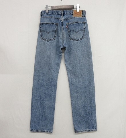 MA1223 サイズ W32 L32 古着 エジプト製 505 LEVIS Levi's リーバイス デニム パンツ ジーパン ジーンズ スリム ストレート_画像2