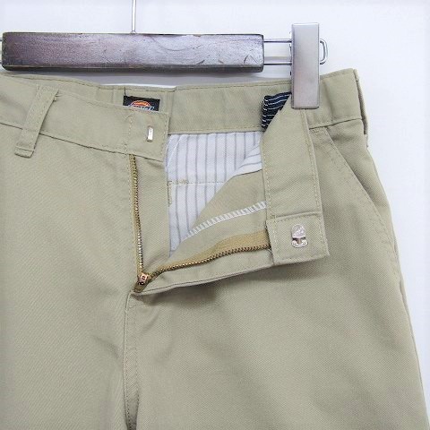 ディッキーズ サイズ 12H W28程度 ワーク パンツ 作業着 ストレート ポリエステル コットン ベージュ DICKIES 古着 1J1815_画像5