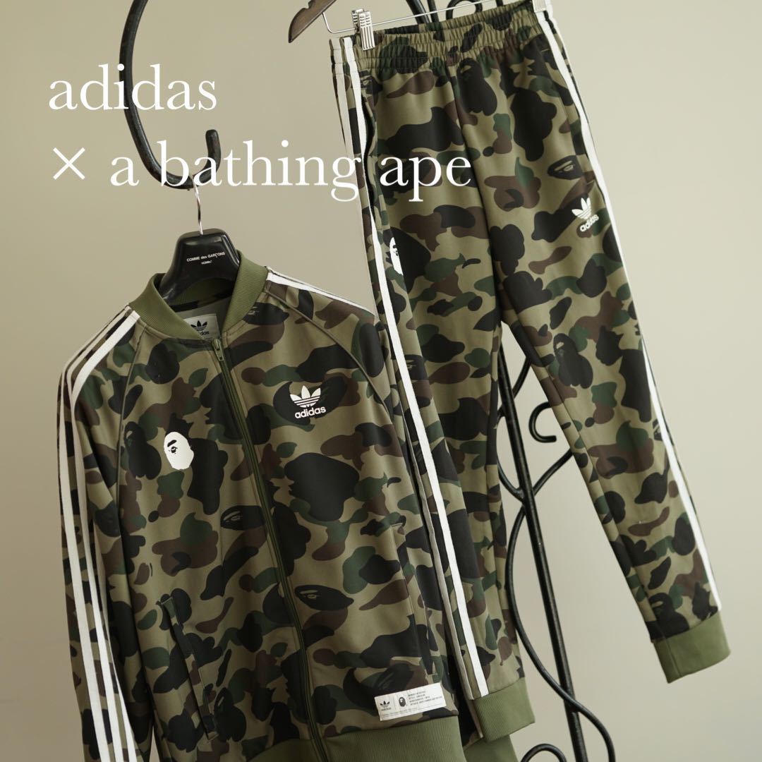 adidas Originals A BATHING APE BAPE 1st カモ セットアップ トラック