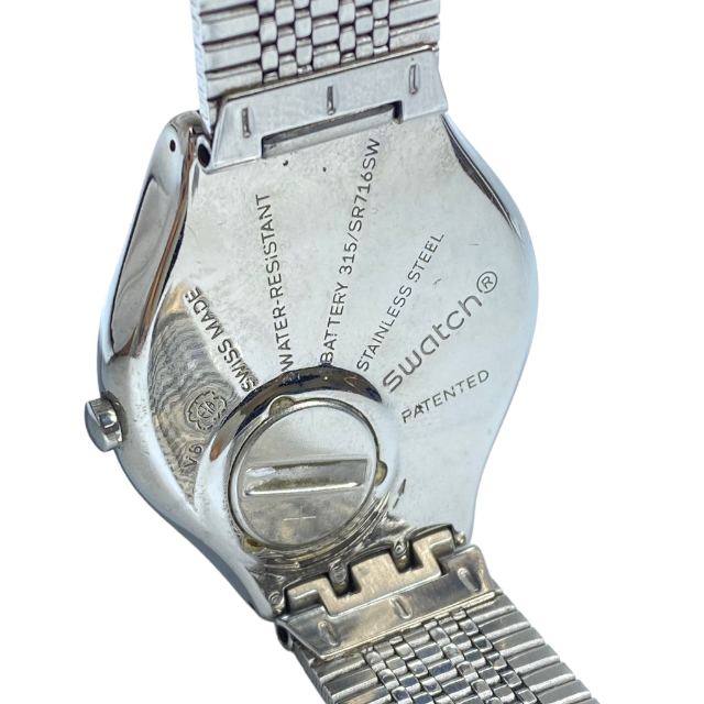 [ работа товар ]Swatch Swatch SKIN Ironys gold Irony наручные часы кварц аналог 3 атмосферное давление водонепроницаемый нержавеющая сталь серебряный 