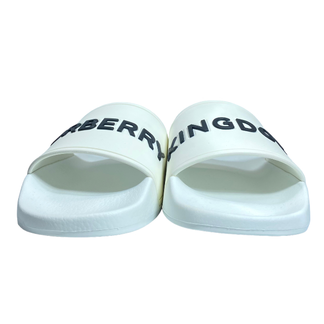BURBERRY  Burberry    душ   сандалии   сандалии   пляж сандалии   лого    резина   белый   белый [ размер   38 (25cm)]