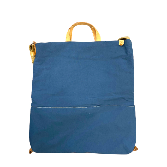 豊岡鞄 日本製 スナップベジ バッグ トートバッグ ショルダーバッグ 2way 斜め掛け 肩掛け 手持ち鞄 オニベジ ナイロン ブルー