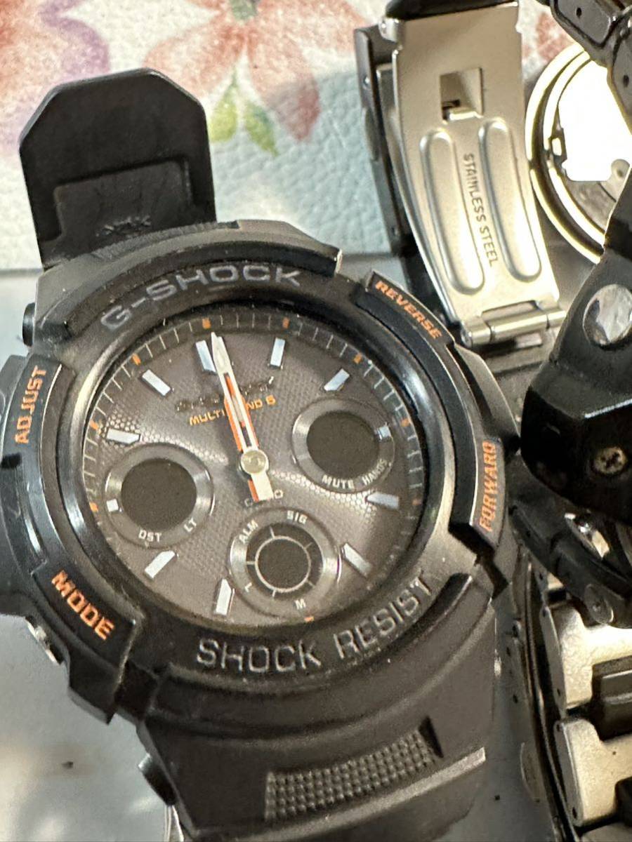 CASIO G-SHOCK カシオジージョ5点まとめジャンク品管理番号11-30_画像6