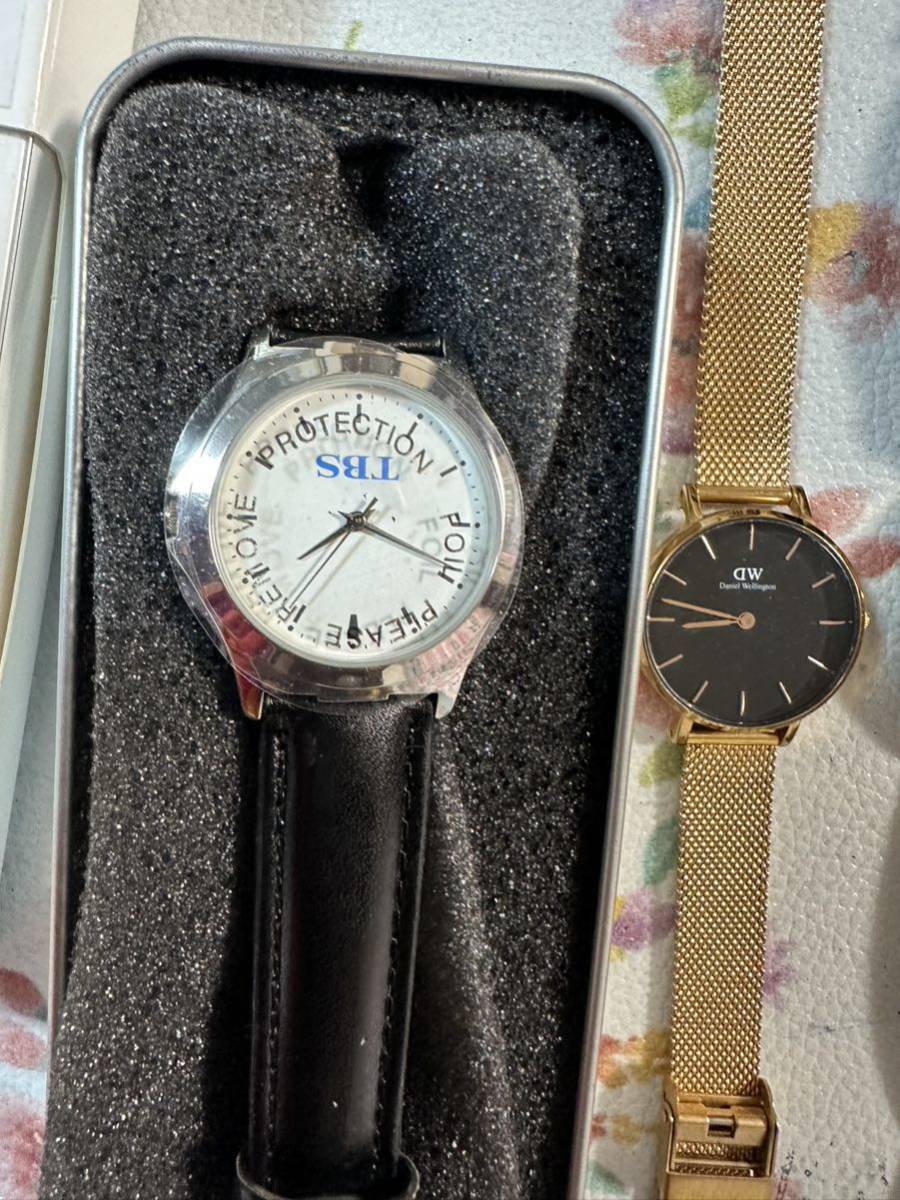 SWATCH,Emporio Armani,CK,DWなどレディースクォーツ腕時計7点まとめジャンク品管理番号11-150_画像5