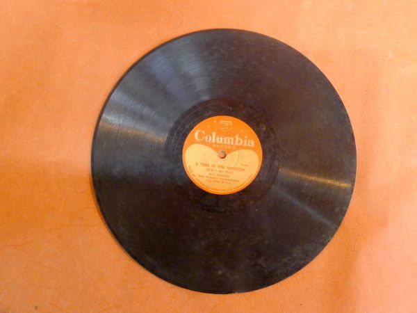 K169 ビルジョンソン BILL JOHNSON 牧場の樹 ダイナショア DINA SHOR ボタンとリボン SP盤レコード 日本コロンビア /80_画像2