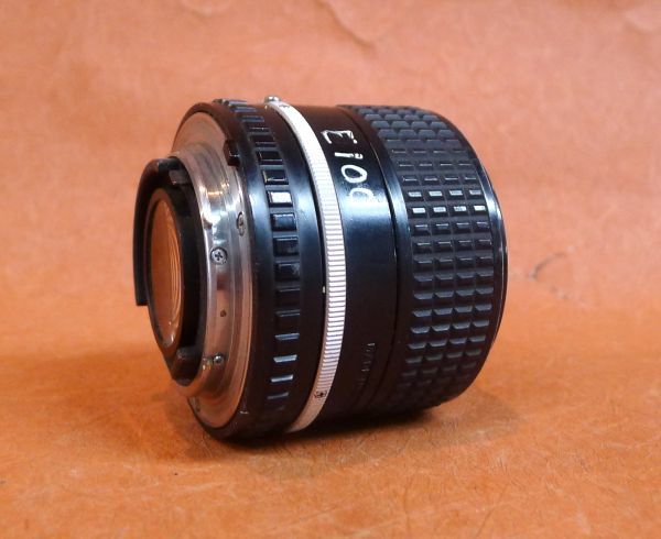 k374 Nikon LENS SERIES E 100ｍｍ 1:2.8 レンズ マニュアルフォーカス サイズ：約 直径5.3×5.8ｃｍ /60_画像5