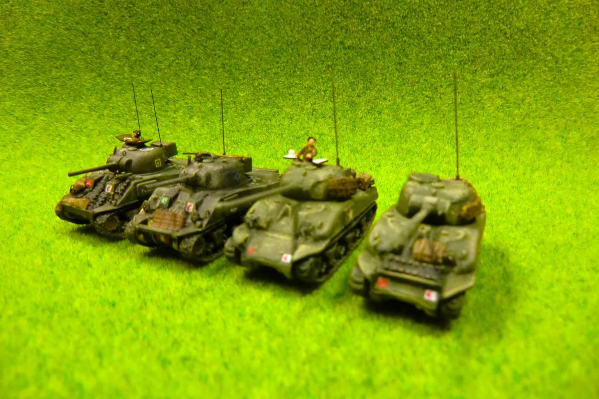 ☆戦車、軍用車両 　M4A1シャーマン中戦車＆シャーマン・ファイアフライ中戦車 イギリス陸軍第7機甲師団 1944～45年 西部戦線_画像7