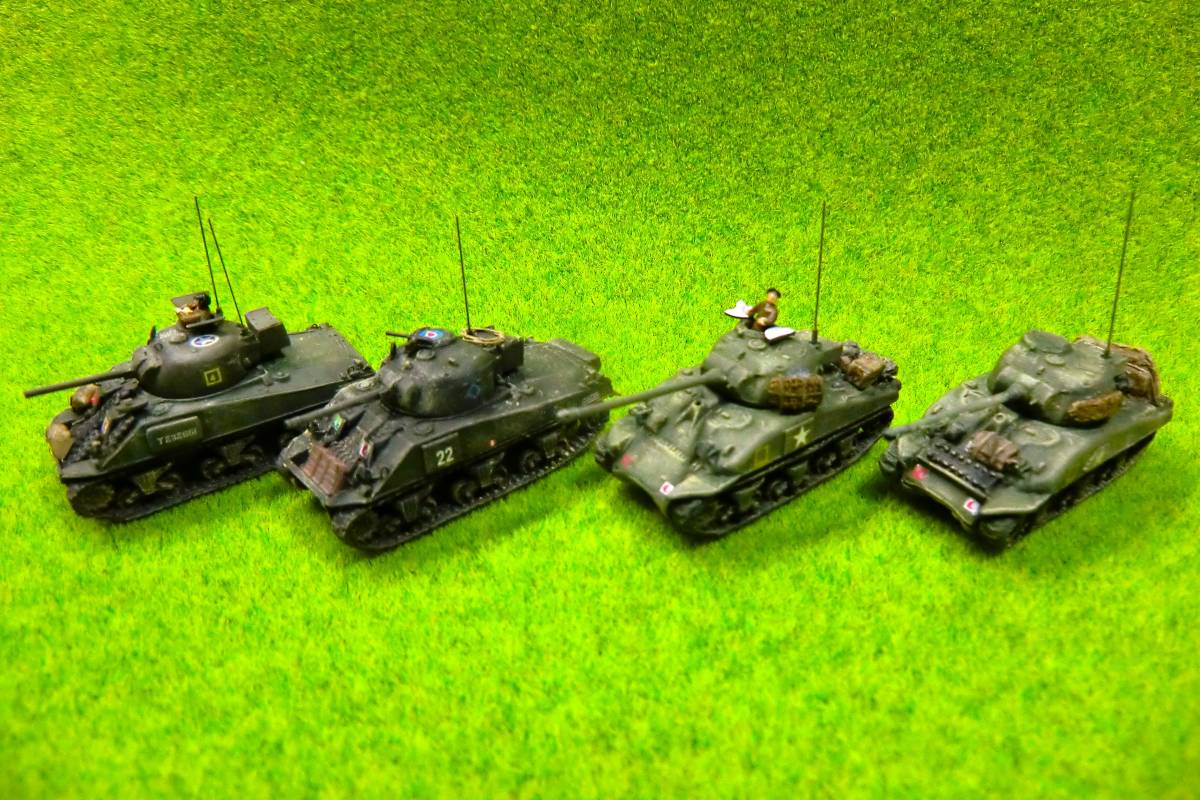 ☆戦車、軍用車両 　M4A1シャーマン中戦車＆シャーマン・ファイアフライ中戦車 イギリス陸軍第7機甲師団 1944～45年 西部戦線_画像5