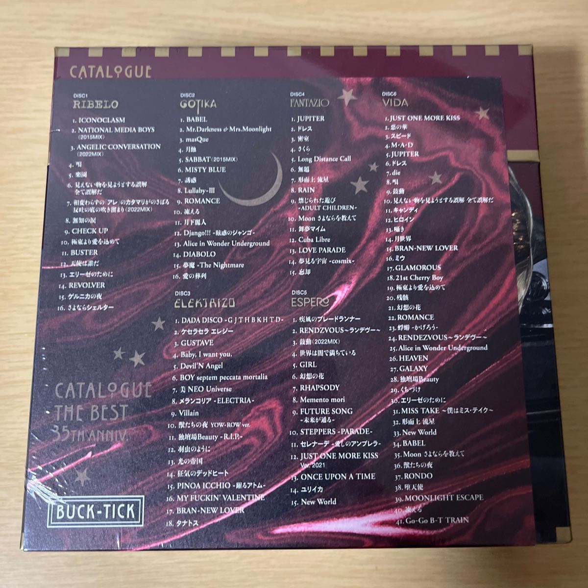 BUCK-TICK CATALOGUE THE BEST 35th anniv 完全生産限定盤 5SHM BUCK-TICK CATALOGUE THE BEST 35th anniv 完全生産限定盤 5SHM