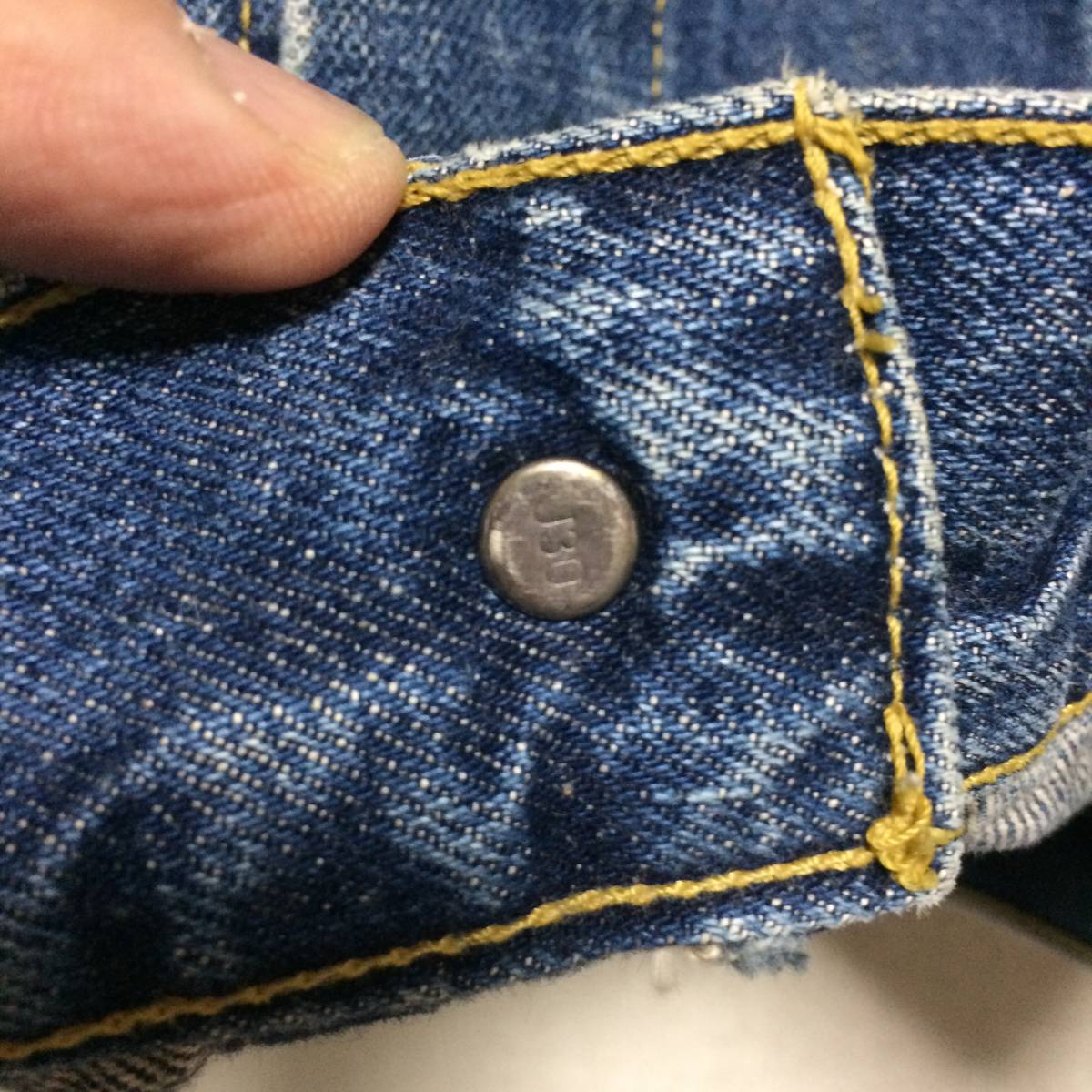 Levi's 71557 デニムジャケット サイズ 36 ジージャン Gジャン 3rd サード BIG E ビッグE ヴィンテージ レプリカ ジーンズ 90年代 復刻 _画像10