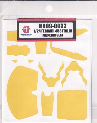 ホビーデザイン HD09-0032 1/24 フェラーリ 458 Italia マスキングシール_画像1