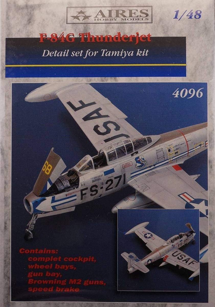 アイリス 4096 1/48 F-84G サンダージェット ディテールセット(TAMIYA用)_画像1